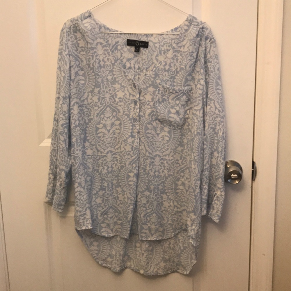 Light blue summery blouse